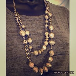 Punk Rocks Silvertone Statement Necklace